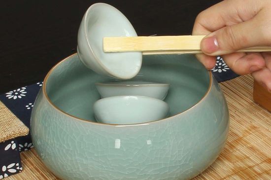 茶洗與茶盂區(qū)別圖片，怎樣使用茶盂和茶洗