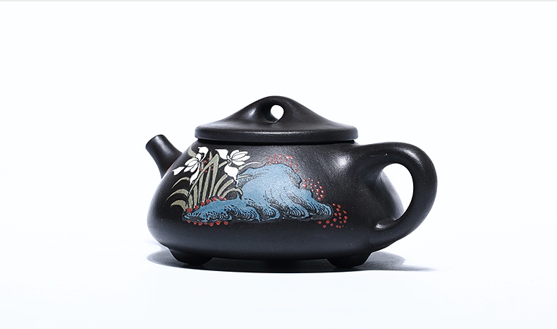 石瓢手工紫砂壺，精致典雅紫砂壺